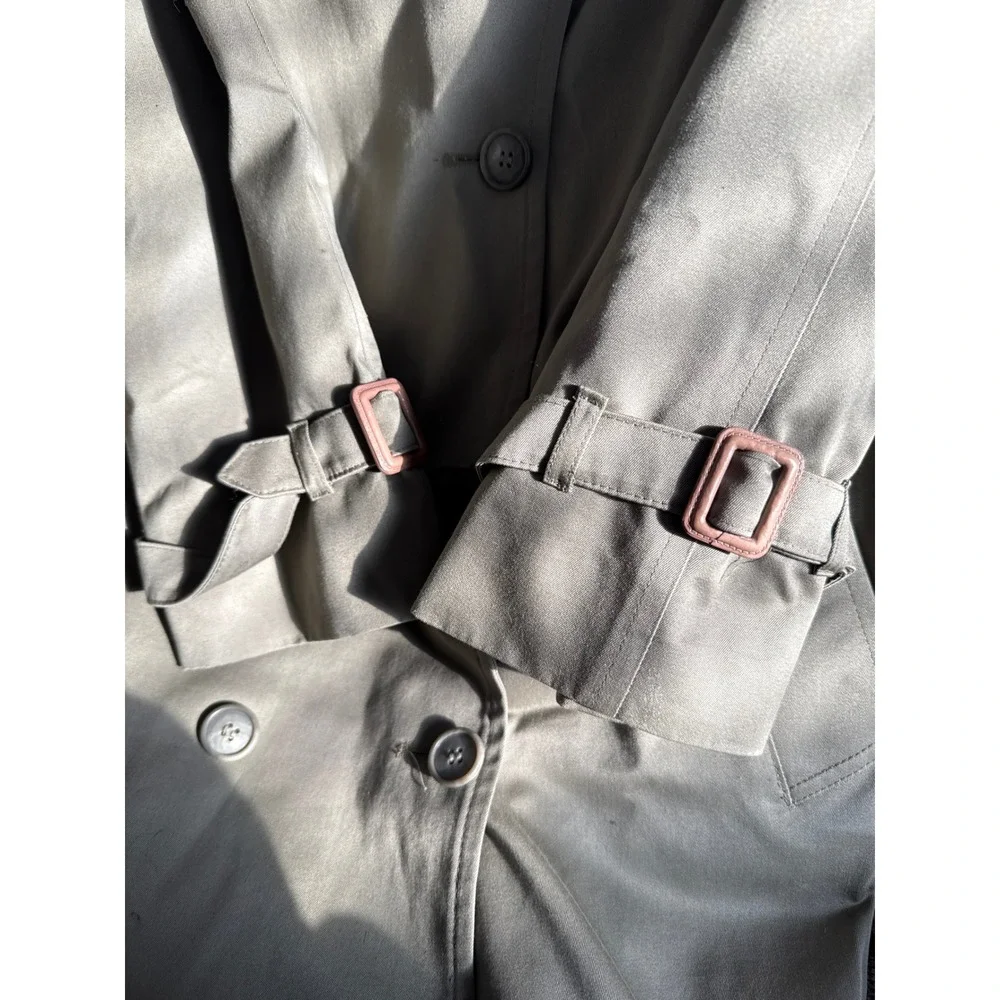 Vintage‎ London Fog green trenchcoat